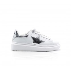 SHOP ART - SNEAKERS ECO LEATHER ARGENTO